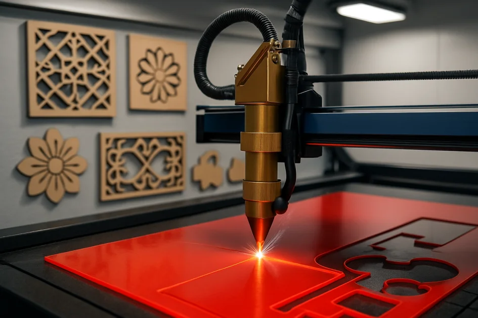 Pleksi ve MDF Lazer Kesim