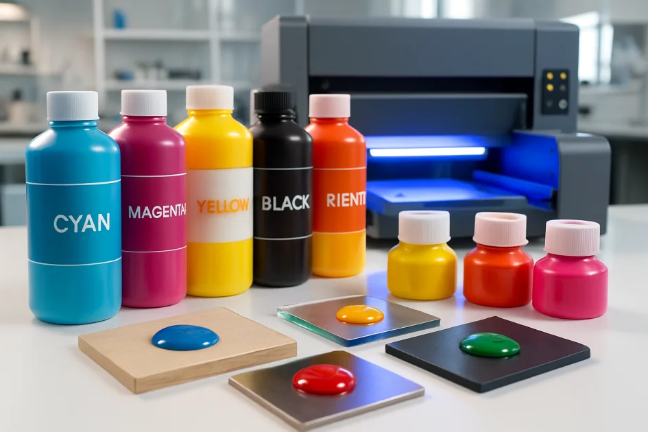 Baskıda Kullanılan Boyalar ve Çeşitleri: UV Baskı Boyalarından Ekosolvent Boyalara Profesyonel Rehber