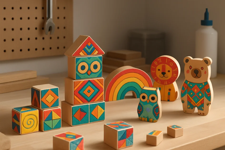 UV Baskı ile Ahşap Oyuncak Üretimi: Huş Üzeri Baskı ve MDF Baskı ile Güvenli, Dayanıklı Oyuncaklar