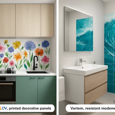 UV Baskı ile Mutfak ve Banyo Dekorasyonu: Modern Yaşam Alanlarınızı Dönüştürün