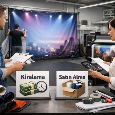 Backdrop Kiralama mı Satın Alma mı? Kurumsal Etkinlikler İçin Karar Rehberi