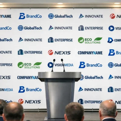 Logo Baskılı Backdrop