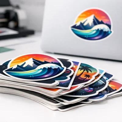 Özel Tasarım Laptop Sticker