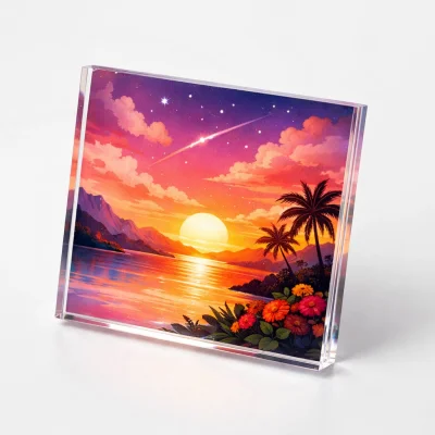 10x10 cm Pleksi UV Baskı