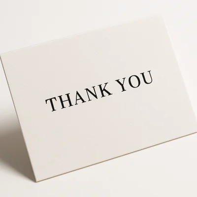 e-ticaret Teşekkür Kartı