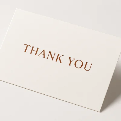 e-ticaret Teşekkür Kartı