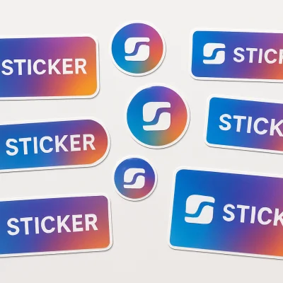 Logo ve Marka Sticker Seti