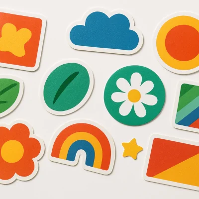 Sticker Çıkartma Yapışkanlı Kağıt Baskısı ve Kesimi