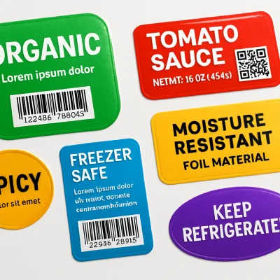 Ürün Etiketi Folyo Sticker