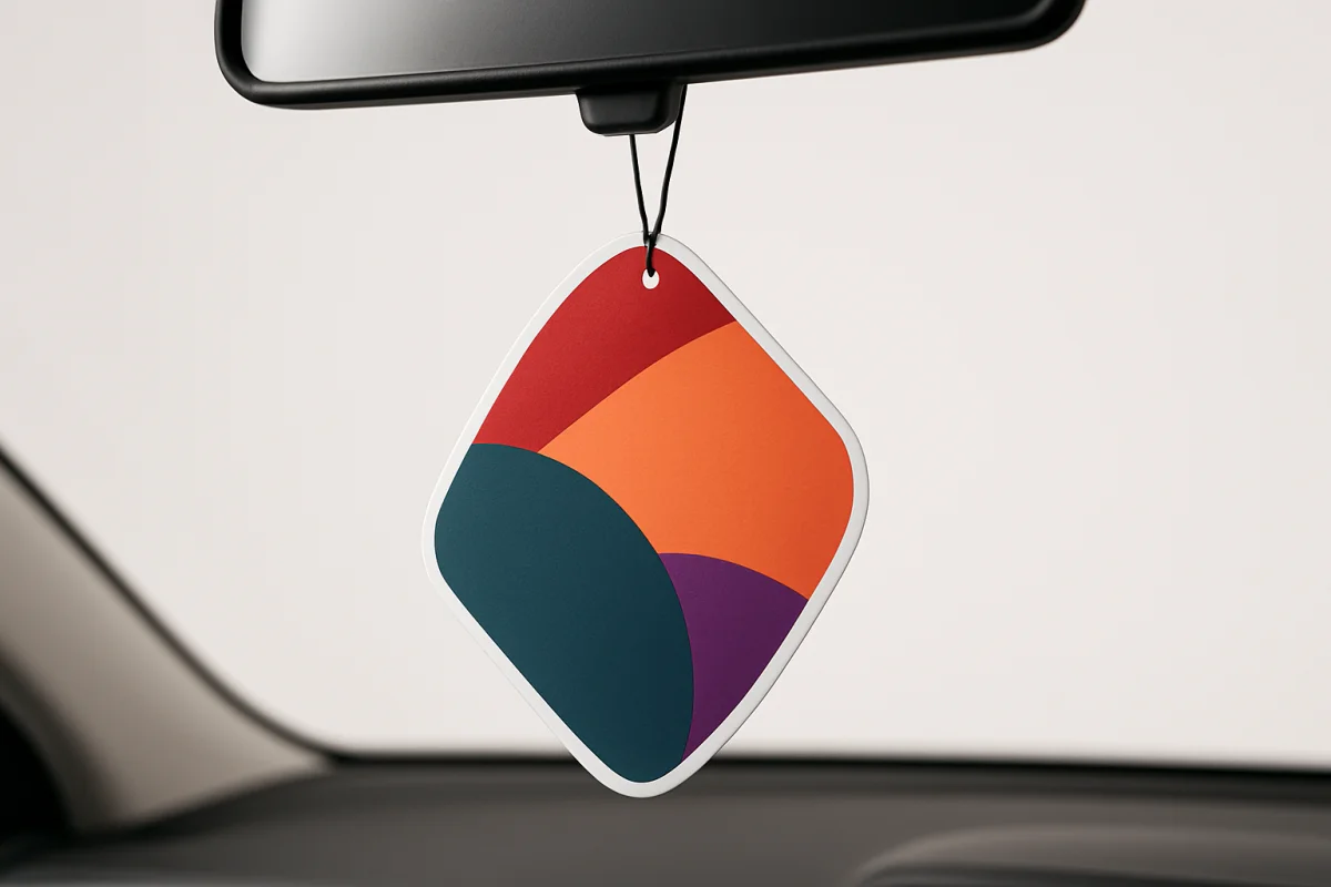 Özel Kesimli Dikiz Aynası Reklam Kartı. Yeni Nesil Araba Aynası Broşürü