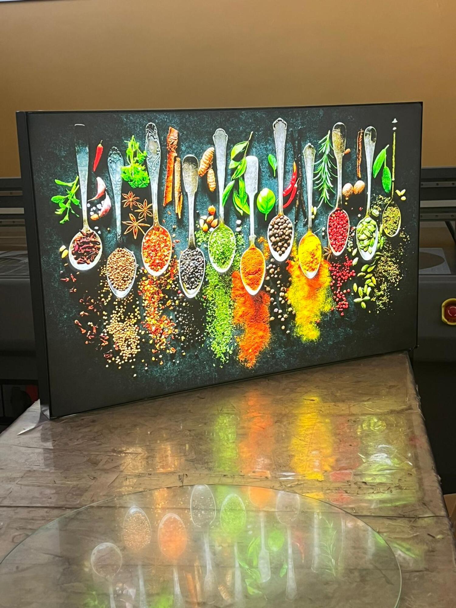 70x110 cm Lightbox Işıklı Kumaş Tabela