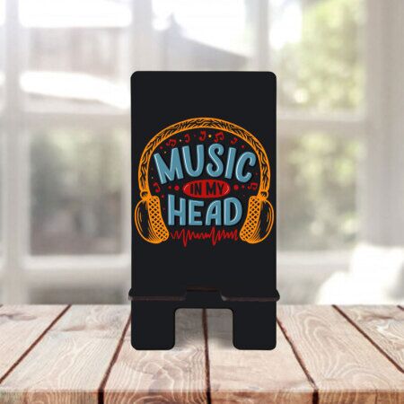 Music in my head yazılı telefon aksesuarı