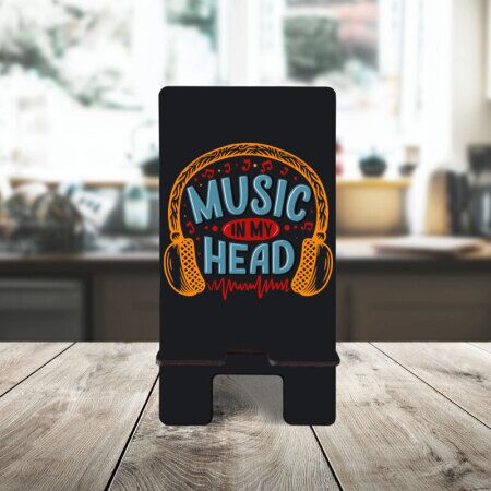 Music in my head yazılı telefon aksesuarı